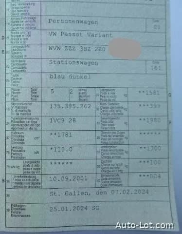 VW Passat Variant 1.8T Stationswagen - фото 18